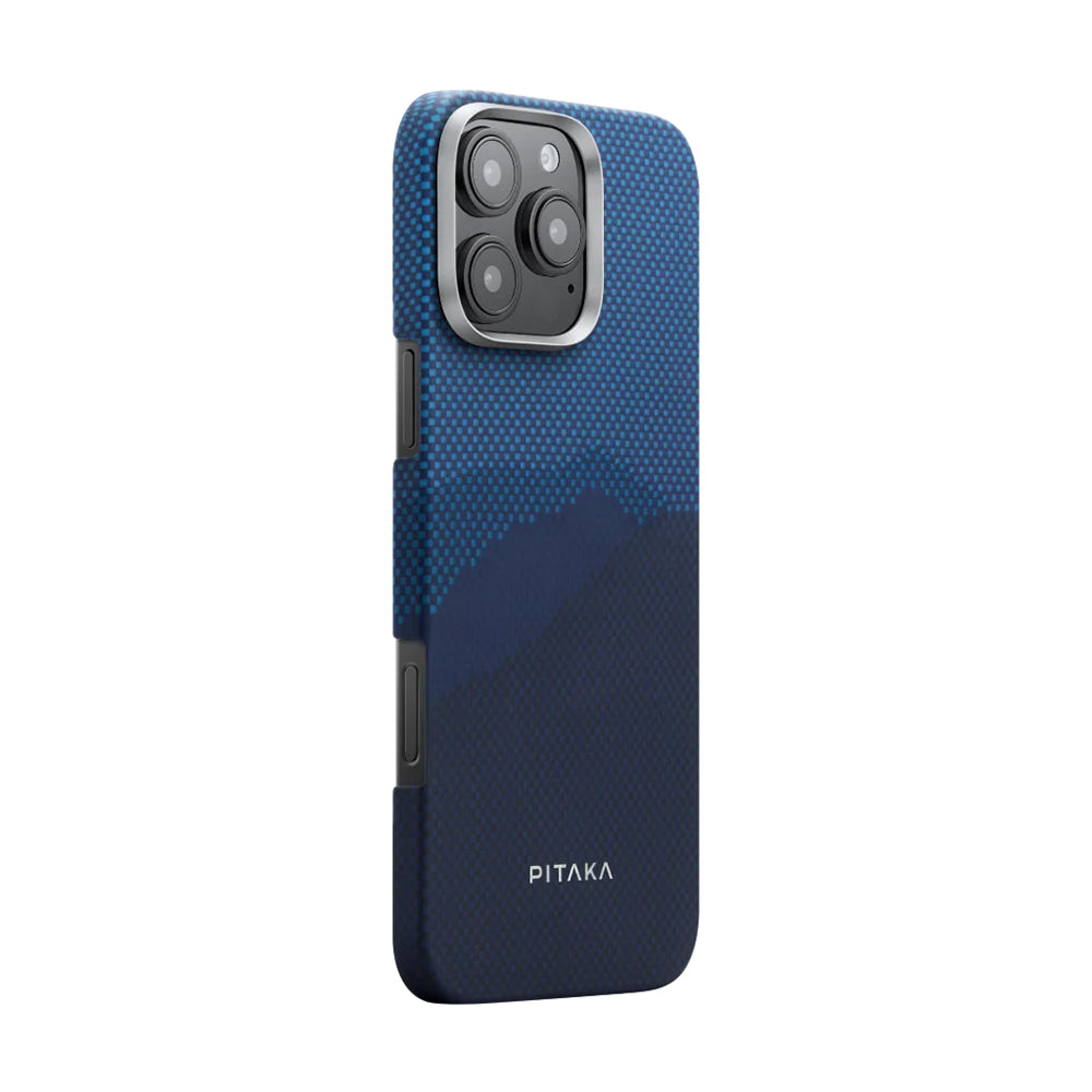 Pitaka Tactile Woven Starpeak Serisi iPhone 16 Pro M-safe Şarj Özellikli Aramid Fiber Over The Horizon Kılıf Pitaka Tactile Woven Starpeak Serisi iPhone 16 Pro M-safe Şarj Özellikli Aramid Fiber Over The Horizon Kılıf